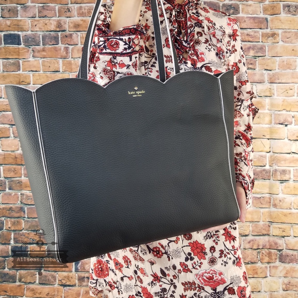 Kate spade leewood place rainn black tote handbag - Picture 3 of 7